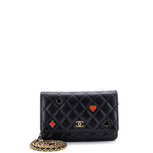 Chanel Coco Casino Wallet on Chain Quilted Lambskin